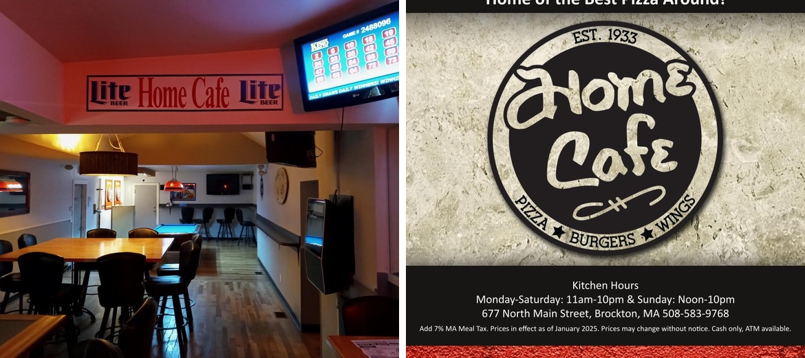 Home Cafe Menu