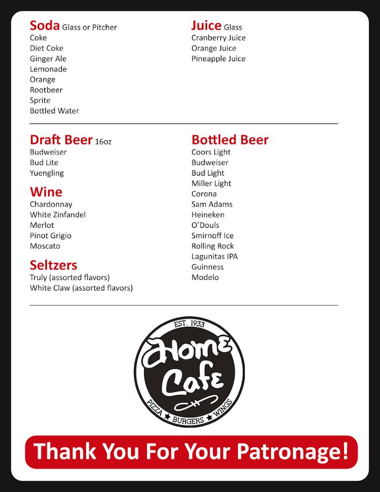 Home Cafe Menu image 2